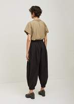 Thumbnail for your product : Black Crane Akari Pleated Cotton Pants