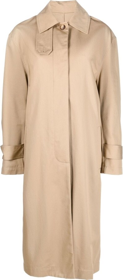 Totême Stand-Up Collar Trench Coat - ShopStyle