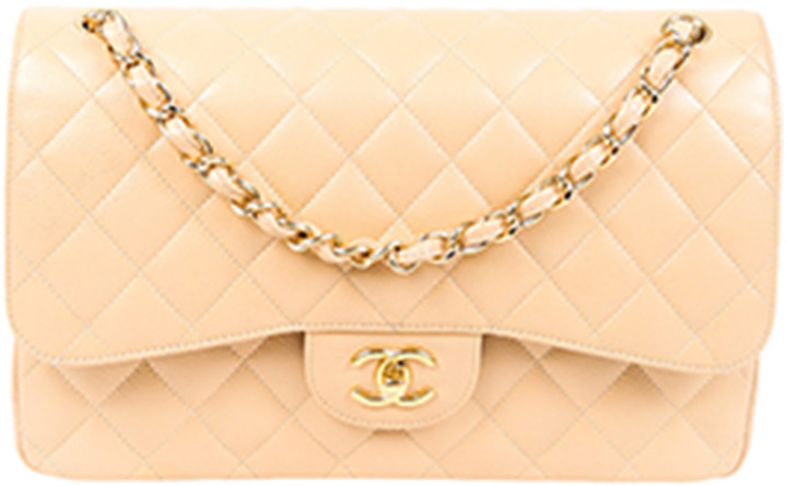 Chanel beige Leather Shoulder Bags