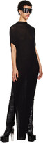 Thumbnail for your product : Rick Owens Black Crater Maxi Dress