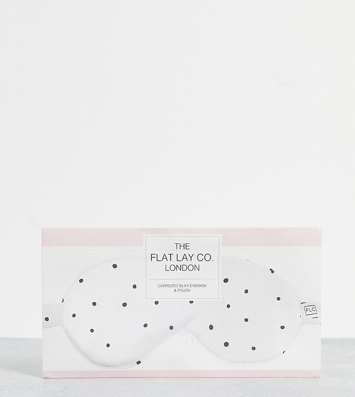 Flat Lay Company The Flat Lay Co. X ASOS Exclusive Oversized Eyemask Silky Dots ShopStyle