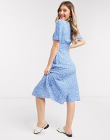Thumbnail for your product : Nobody's Child button front midi dress in ditsy floral