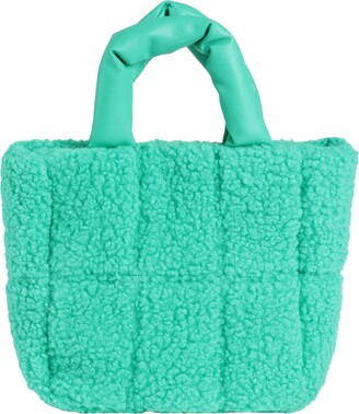 Topshop Handbag Green - ShopStyle Tote Bags