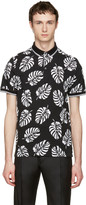 Thumbnail for your product : Dolce & Gabbana Black Leaf Polo