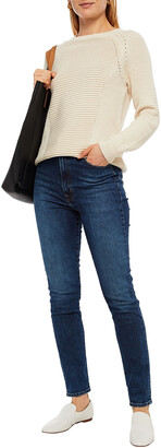 J Brand Faded high-rise skinny jeans