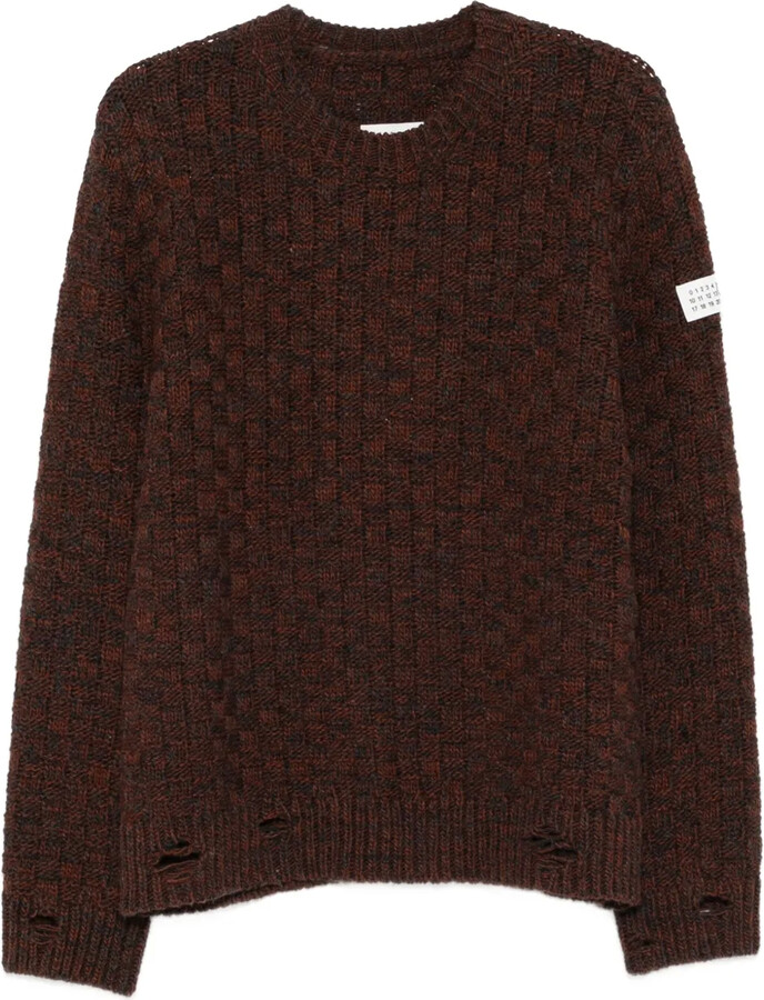 MM6 MAISON MARGIELA Crew-Neck Wool Sweater