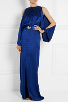 Thumbnail for your product : Temperley London Faye embellished silk-jacquard gown