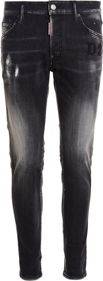 DSQUARED2 Men's Black Skinny Jeans | ShopStyle