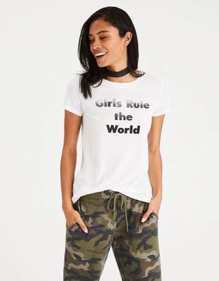 American Eagle Outfitters AE Girl Power Graphic T-Shirt