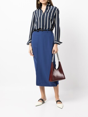 Emporio Armani Belted Midi Skirt