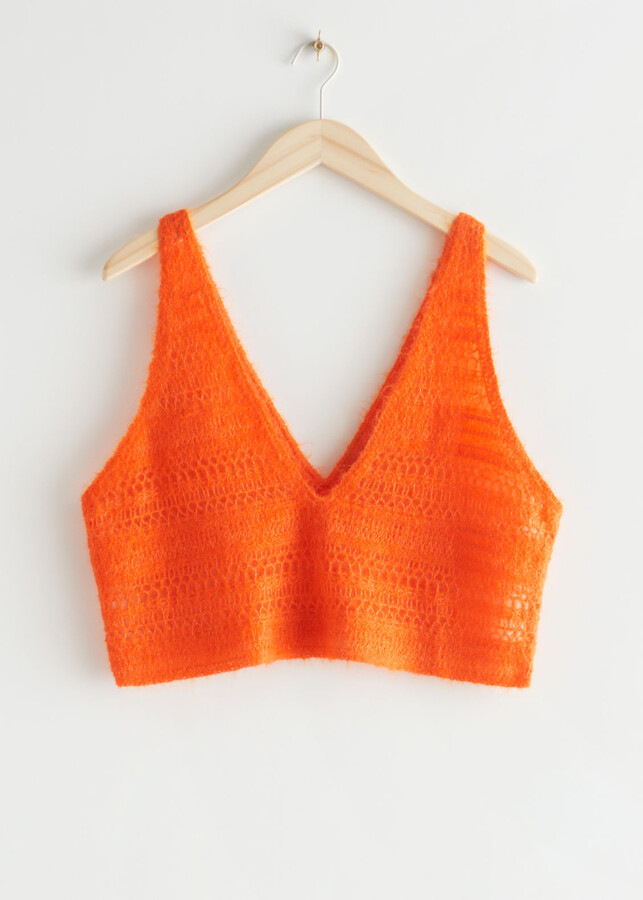 And other stories Crochet Knit Crop Top ShopStyle