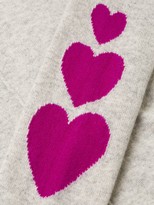 Thumbnail for your product : Raffi Heart Sleeve Cashmere Crewneck Sweater