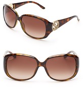 Thumbnail for your product : Gucci Crystal Logo Temple Sunglasses