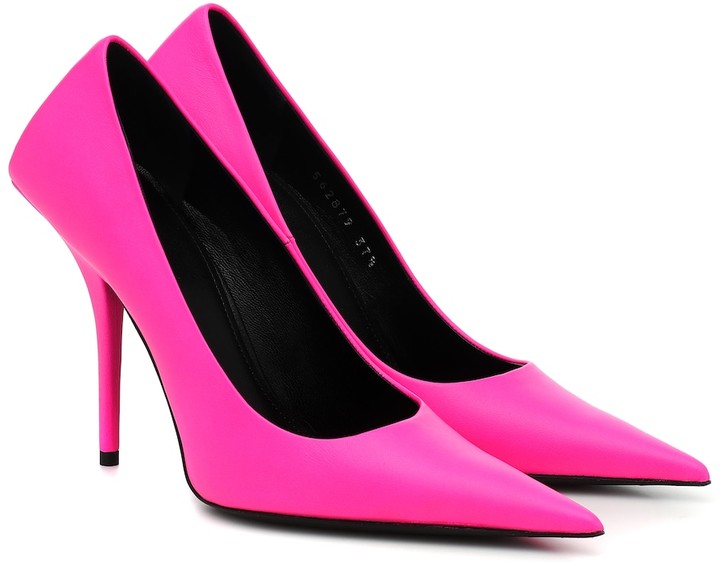 pink balenciaga heels