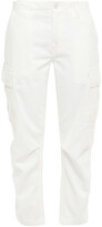 Thumbnail for your product : RE/DONE Cropped Cotton-gabardine Tapered Pants