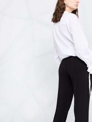 Ann Demeulemeester Subtle-Pleat Cropped Trousers