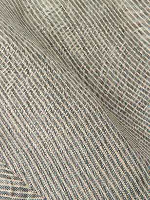 Lock & Co Hatters Cannes Striped Linen-Seersucker Flat Cap