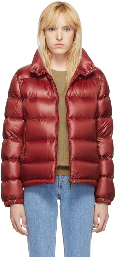 Moncler Red Women's Down & Puffers Coats with Cash Back | Shop the world's  largest collection of fashion | ShopStyle