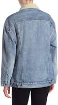 Thumbnail for your product : Levi's Baggy Faux Shearling Lined Denim Trucker Jacket