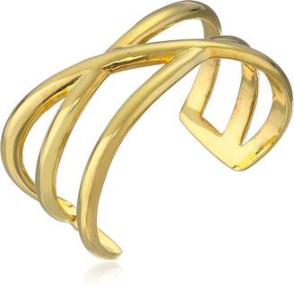 Paige Novick Amber Collection" Gold-Tone Cuff Bracelet