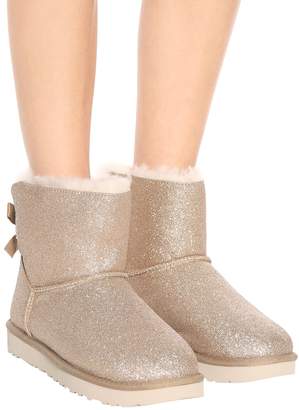 UGG Mini Bailey Bow glitter ankle boots