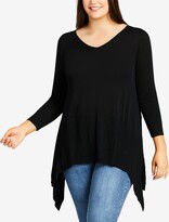 Thumbnail for your product : Avenue Plus Size Ariel Tunic Sweater