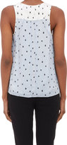 Thumbnail for your product : Proenza Schouler Blurred Ostrich V-neck Shell