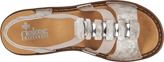 Rieker 62850 Regina 50 (Rose/Metallic) Women's Shoes