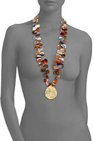 Thumbnail for your product : Nest Fire Agate Pendant Necklace
