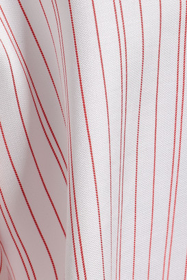 Maje Coquelico Striped Poplin Shirt
