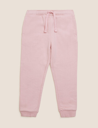 Marks and Spencer Cotton Plain Joggers