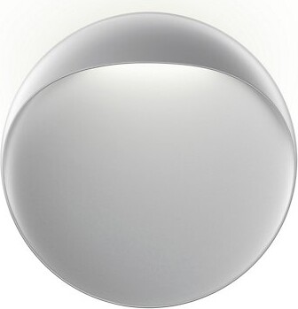 Louis Poulsen Flindt LED Outdoor Wall Sconce in Silver, Size: 7.9 "