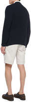 Thumbnail for your product : Brunello Cucinelli Woven Pleated Shorts, Oatmeal