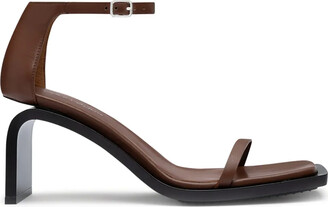 新品 Courreges STREAM LEATHER SANDALS 36 Courreges Stream Sandals - ShopStyle