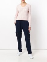 Thumbnail for your product : Polo Ralph Lauren V neck cable-knit jumper