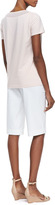 Thumbnail for your product : Lafayette 148 New York Metro Stretch Straight-Leg Bermuda Shorts, White
