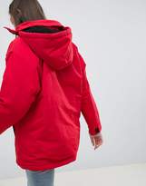 Thumbnail for your product : ASOS Design DESIGN borg lined anorak