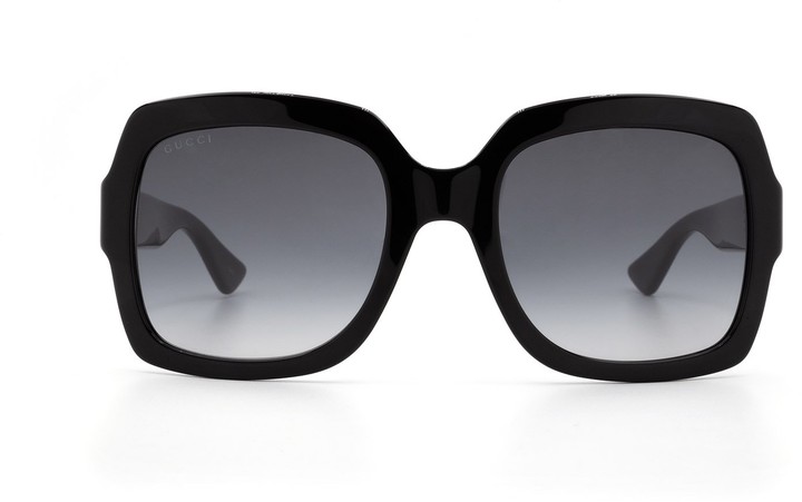 gucci black square sunglasses