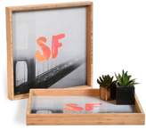 Thumbnail for your product : Deny Designs 'Golden Gate Noir' Decorative Serving Tray