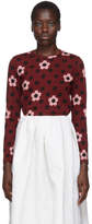 Thumbnail for your product : Comme des Garcons Girl Girl Burgundy Floral Polka Dot Long Sleeve T-Shirt