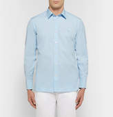 Thumbnail for your product : Burberry Slim-Fit Stretch-Cotton Poplin Shirt - Men - Sky blue