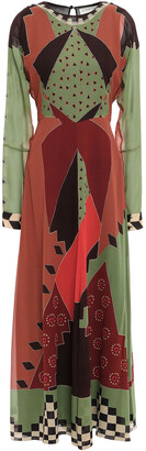 Etro Printed Silk-georgette Maxi Dress