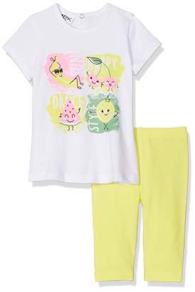 MEK Baby Girls COMPLETO 2 PEZZI :T-Shirt+PESCATORE Clothing Set