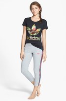Thumbnail for your product : adidas Print 3-Stripes Crop Tights