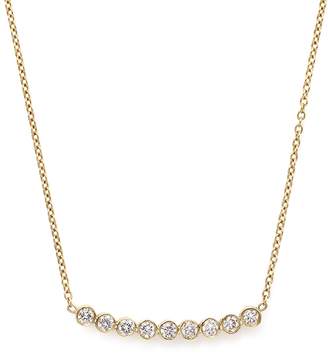 Chicco Zoe 14K Gold & Bezel Set Diamond Necklace, 16