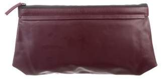 Calvin Klein Collection Leather Oversize Clutch
