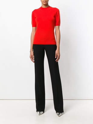 Diane von Furstenberg high-neck cashmere top
