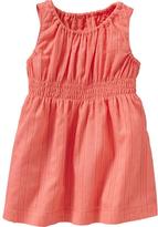 Thumbnail for your product : Old Navy Ruched Dobby Dresses for Baby