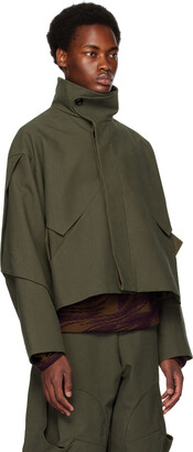 ジャケット・アウター 2023aw pet tree kor crassula jacket 48 pet-tree-kor Khaki Crassula Jacket - ShopStyle