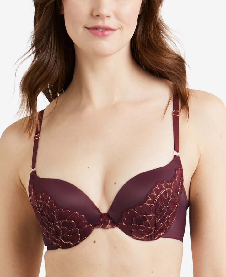 Red Lace Push-up Bra | ShopStyle